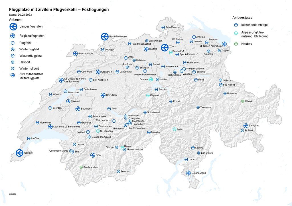 Übersichtskarte SIL (Stand 30.08.2023)